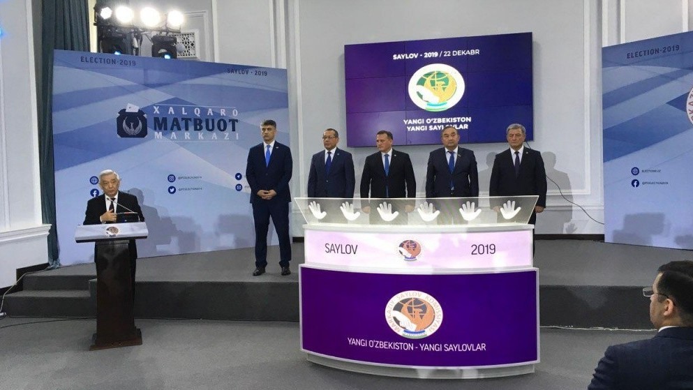 Өзбекстан БШКсы парламенттик шайлоодо беш партия өткөнүн айтты