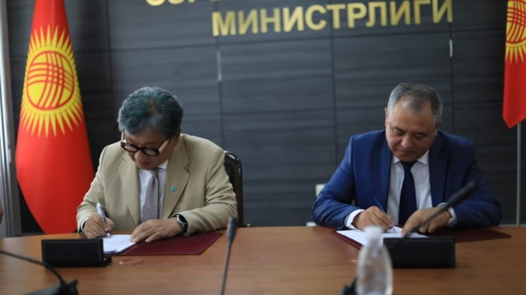 Кыргызстан менен Глобалдык жашыл өсүү институту табигый кырсыктарды алдын алуу жаатында кызматташат