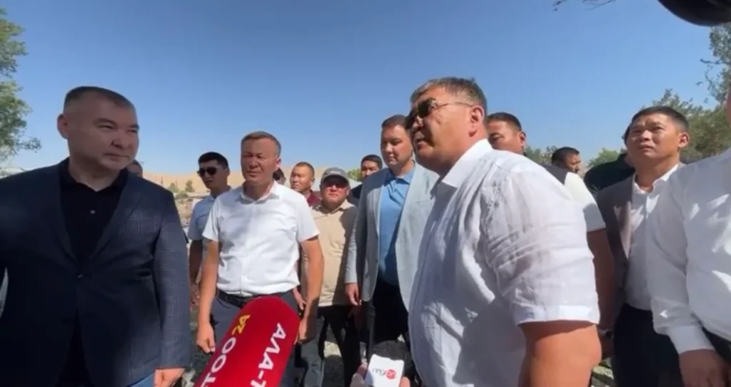 Камчыбек Ташиев в Нарыне