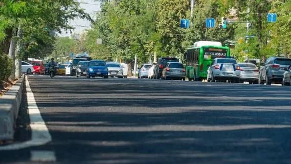 Дорога в Бишкеке