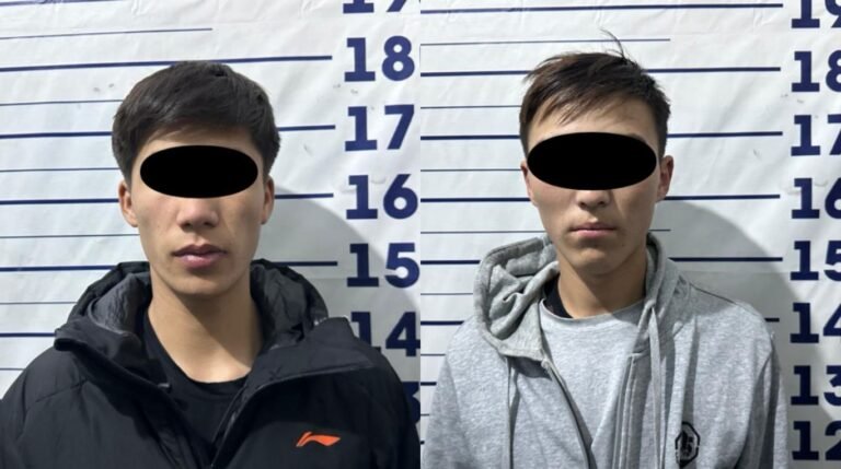 Бычак менен коркуткан. Бишкекте каракчылыкка шектелип 4 жигит кармалды