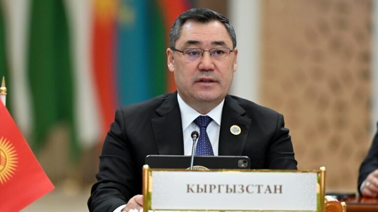 Садыр Жапаров Ташкентте бирдиктүү «Санариптик транзиттик коридор» платформасын түзүүнү сунуштады