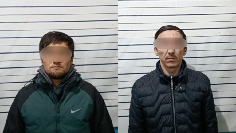 Токтоп турган унаадан идиш-аяк уурдашкан. Бишкекте 2 киши кармалды