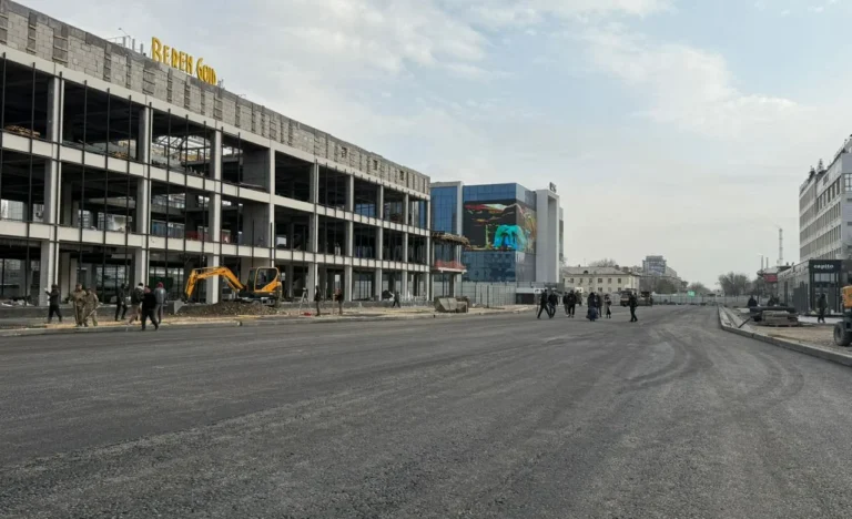 Проезд по отрезку проспекта Чуй возле ЦУМа откроют 12 декабря