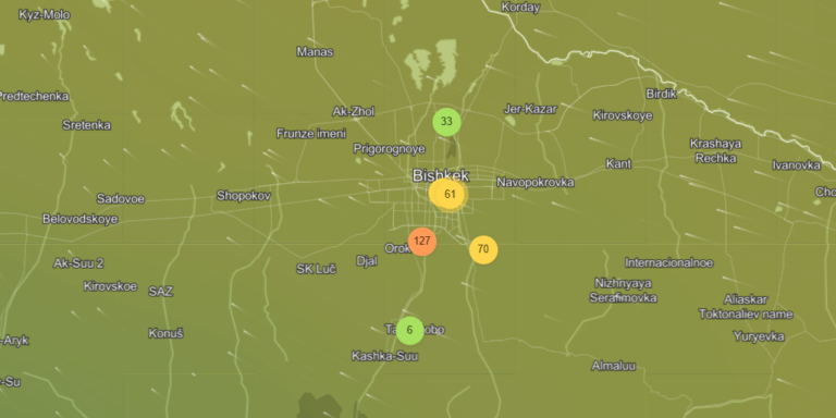 Бишкек абанын булганышы боюнча 70-орунду ээледи