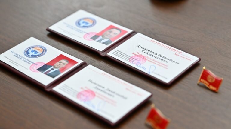 Тургунбек уулу менен Сулаймановдун ордуна Жогорку Кеңешке жаңы депутаттар келди