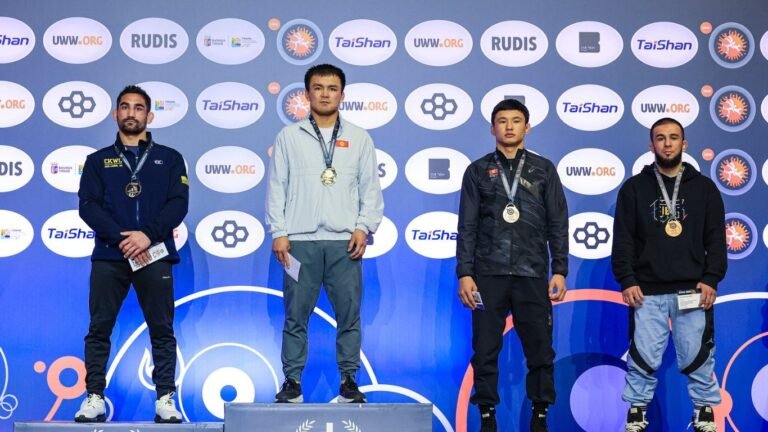 Кыргызстандык балбан Эрназар Акматалиев Албанияда өткөн рейтингдик турнирде алтын утту