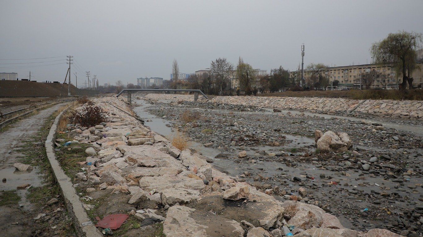 В Оше на набережной реки Ак-Буура построят велодорожку и парки