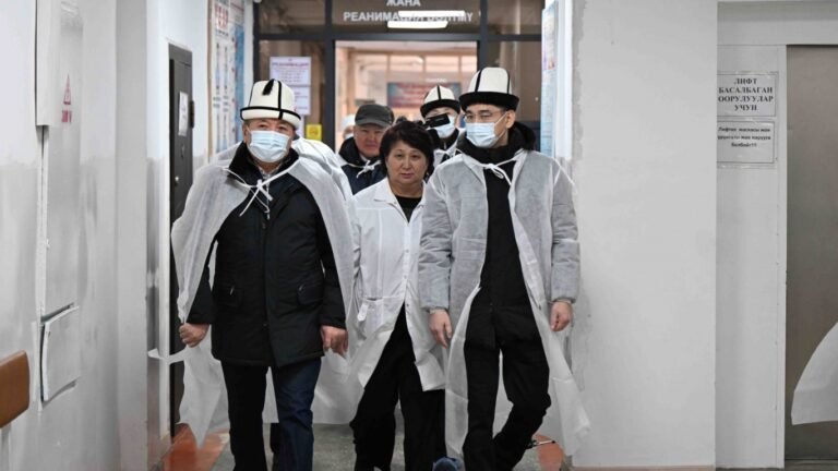 Өкмөт башчы Ысык-Көл облусундагы ооруканалардын абалы менен таанышты