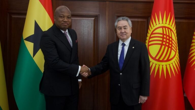 Кыргыз-гана кызматташтыгы жолго коюлууда: Гананын тышкы иштер министри Кыргызстанга расмий сапар менен келди