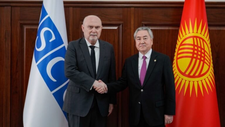 Жээнбек Кулубаев ЕККУнун башкы катчысы менен аскердик-саясий, экономикалык жана гуманитардык кызматтыштыкты талкуулады