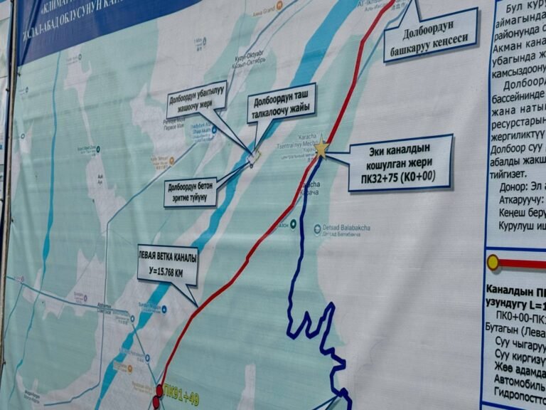 Базар-Коргон районунда баасы 850 млн сомдон ашкан эки каналдын курулушу башталды