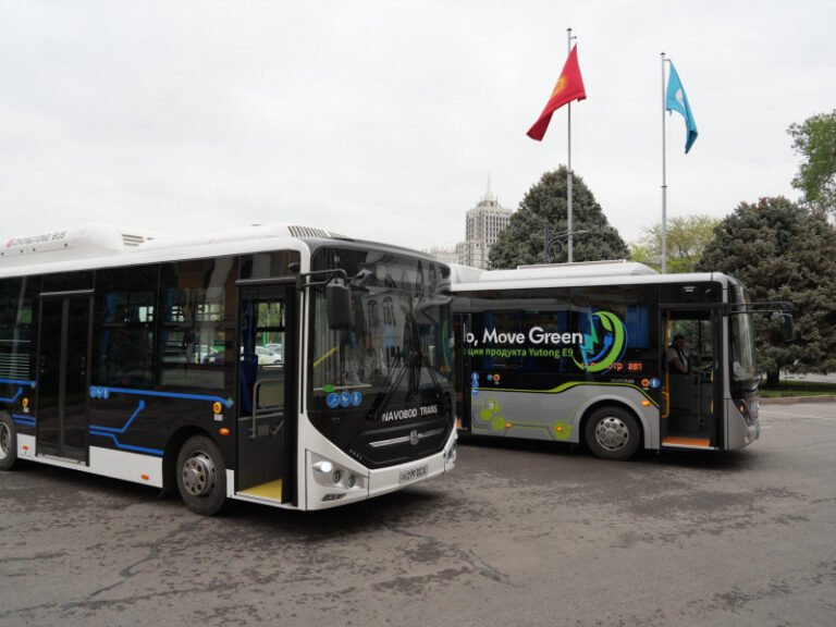 Бишкек конуштар үчүн жаңы автобустарды сыноодон өткөрүүдө