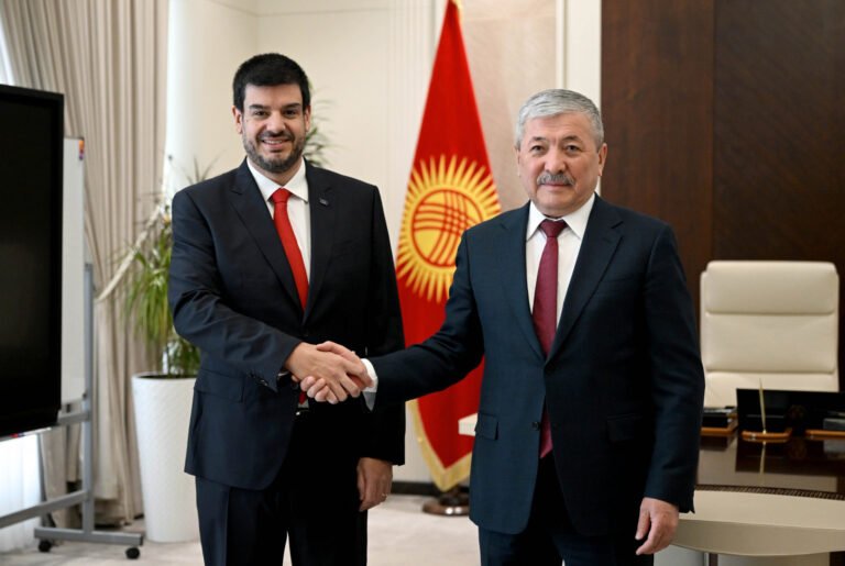 Адылбек Касымалиев Euronews башчысы менен жолугушту — эмнелер талкууланды