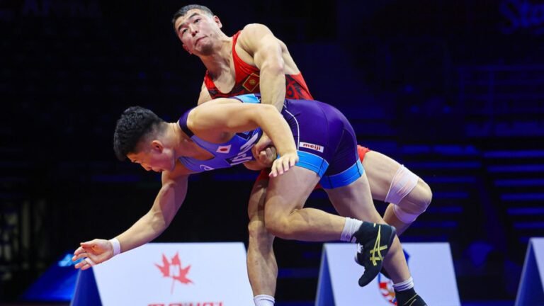 Азия чемпионаты: грек-рим күрөшү боюнча үч кыргызстандык балбан финалга чыкты