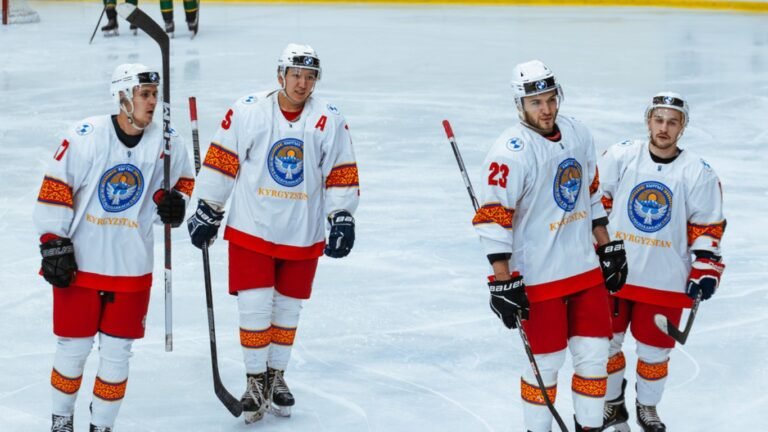 Хоккей боюнча дүйнө чемпионатында Кыргызстандын курамасы Болгарияны жеңди