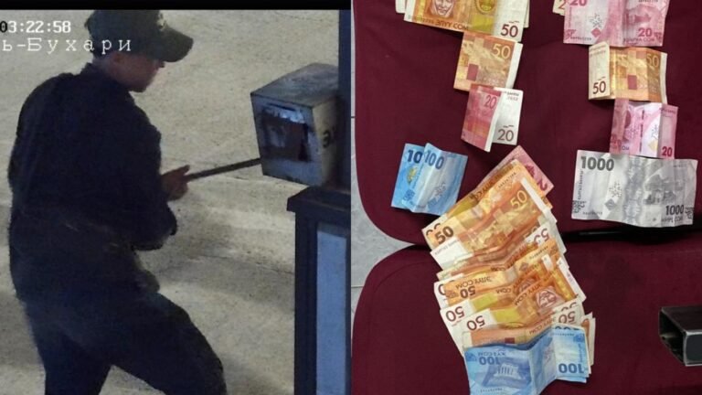 Кадамжайда мечиттин садака кутучасынан акча уурдаган шектүү жаран кармалды