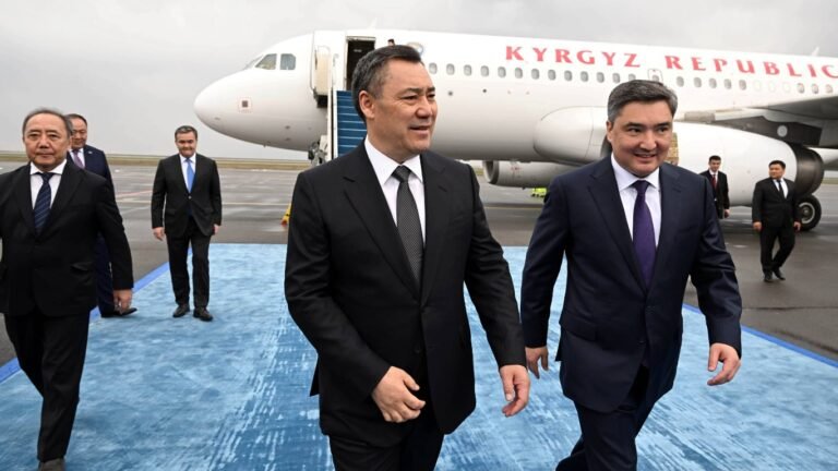 Садыр Жапаров Астанада Регионалдык экологиялык саммитке катышат