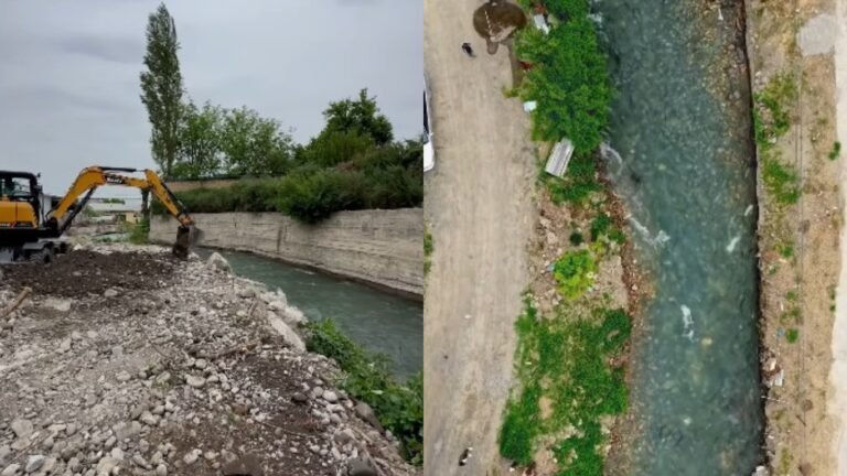 Ошто Увам каналы тазаланып, жээги тосулууда