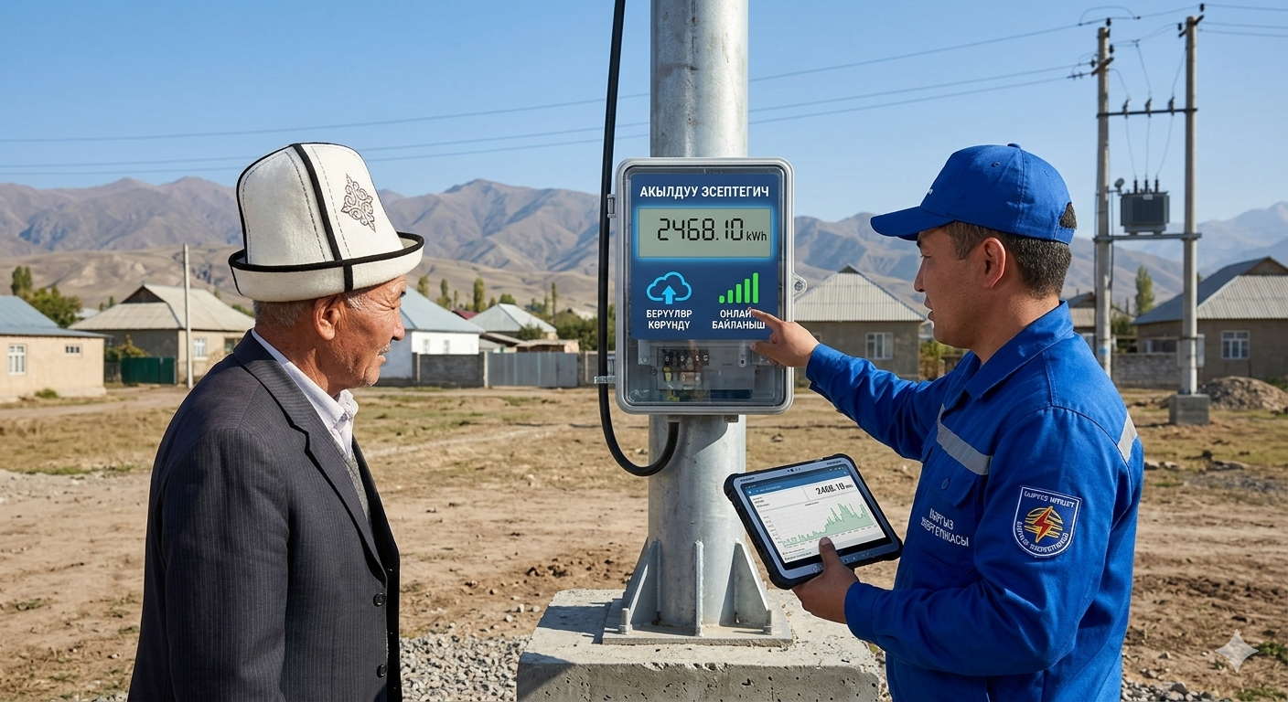 В Чуйской области к концу 2026 года установят более 70 тысяч «умных» счетчиков