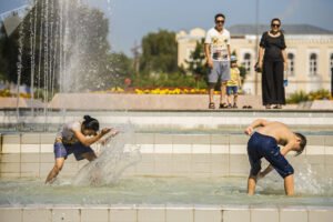Жара в Бишкеке