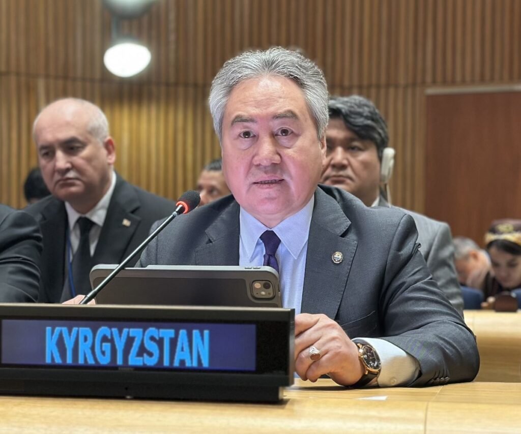 Жээнбек Кулубаев на заседании Группы друзей по глобальному управлению в Нью-Йорке