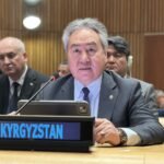 Жээнбек Кулубаев на заседании Группы друзей по глобальному управлению в Нью-Йорке