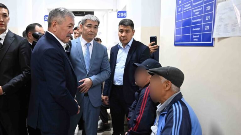 Өкмөт башчысы Улуттук онкология борборунун поликлиникасына күтүүсүз текшерүү жүргүздү