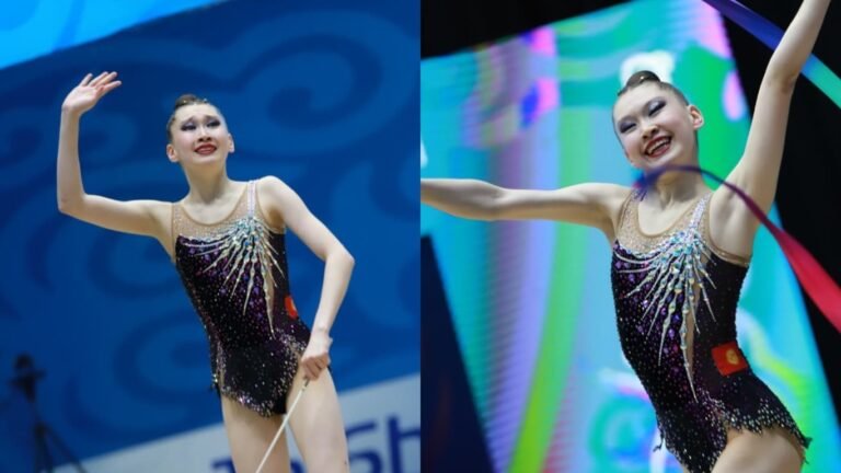 Каныкей Стамалиева көркөм гимнастика боюнча Азия чемпионатынын коло медалын утту