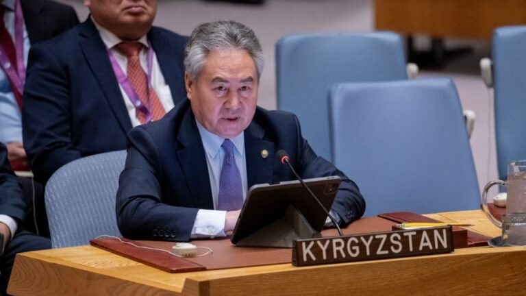 «Кыргызстан эл аралык маселелерди чечүүдө салым кошууга даяр»: Жээнбек Кулубаев БУУда сөз сүйлөдү