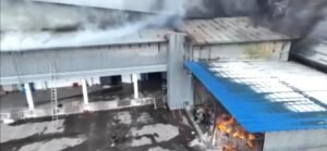 Пожар на заводе Шоро
