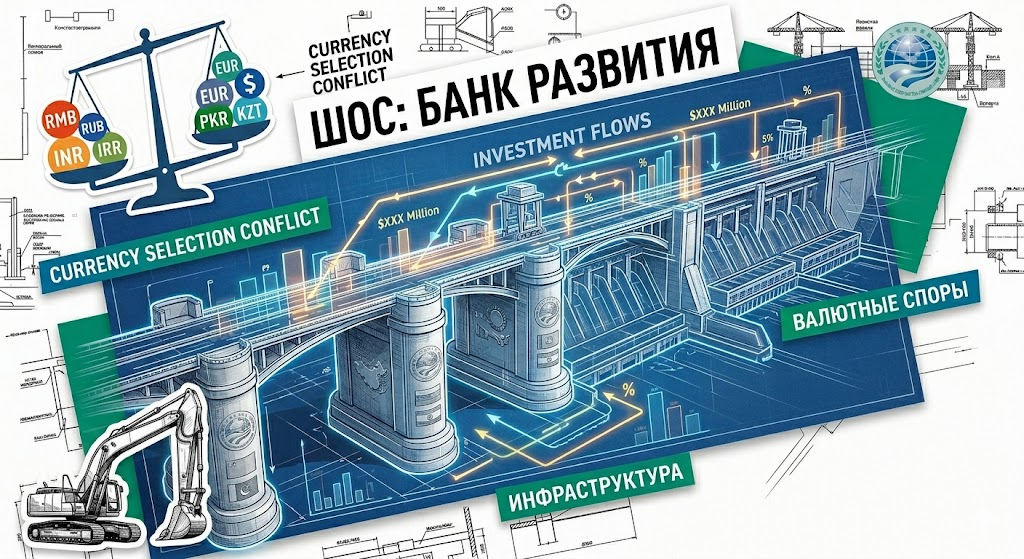 Коллаж о создании Банка развития ШОС