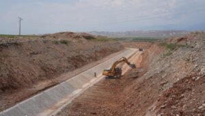 В Нарыне строят канал «Куланак» протяженностью почти 5 километров — Новости Кыргызстана