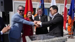 Нарын шаарында саркынды сууларды тазалоочу станциянын курулушу башталды — Новости Кыргызстана