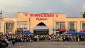 Ошто жаңы «Жибек жолу» базары ачылды — Новости Кыргызстана