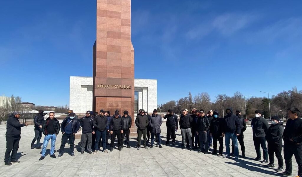 miting 2021 march Bishkek