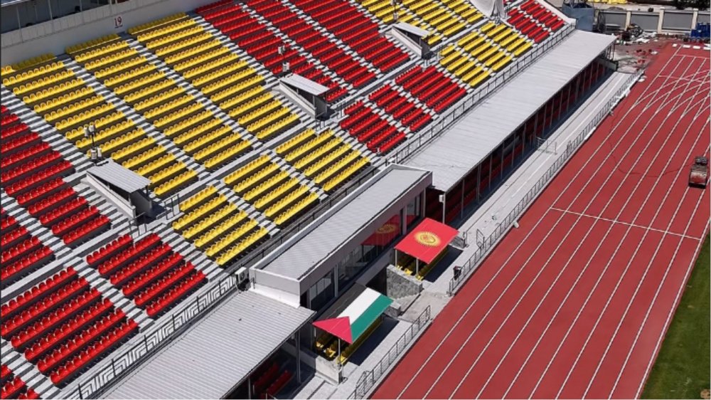 Бишкектин Борбордук стадиону World Athletics сертификациясына даярдалууда — Курулуш министрлиги — Новости Кыргызстана