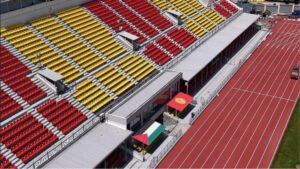 Бишкектин Борбордук стадиону World Athletics сертификациясына даярдалууда — Курулуш министрлиги — Новости Кыргызстана