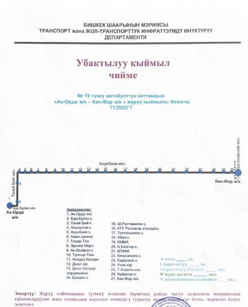 В Бишкеке запускают ночные автобусы: тарифы до 90 сомов — контекст события