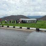 Кочкор районунда бензовоз оодарылып кетти — сүрөт — Новости Кыргызстана