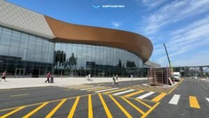 «Манас» аэропортунда реконструкциядан кийин башкы кире бериш ачылды — Новости Кыргызстана