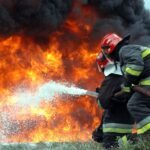 В центре Бишкека произошел пожар на стройке — видео — Новости Кыргызстана