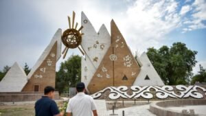 В комплексе «Аска-Таш» в Бишкеке ремонтируют фонтаны и благоустраивают территорию — Новости Кыргызстана