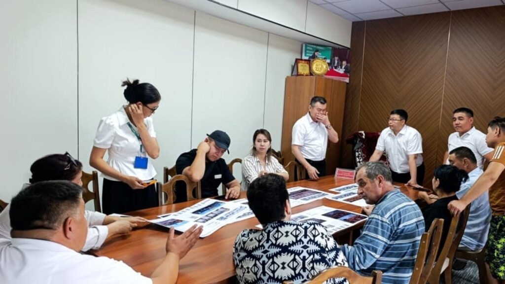 Кемин шаарында имараттардын сырткы көрүнүшү бирдиктүү дизайн-кодго келтирилет — фото 4