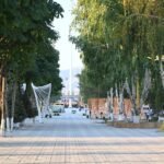 Талас шаарындагы жаңыланып жаткан К. Нуржанов аллеясы Эгемендүүлүк күнүндө ачылат — Новости Кыргызстана