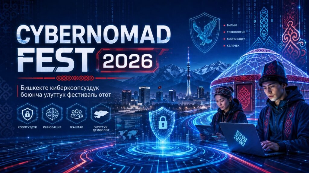 CYBERNOMAD FEST 2026: Бишкекте киберкоопсуздук боюнча улуттук фестиваль өтөт