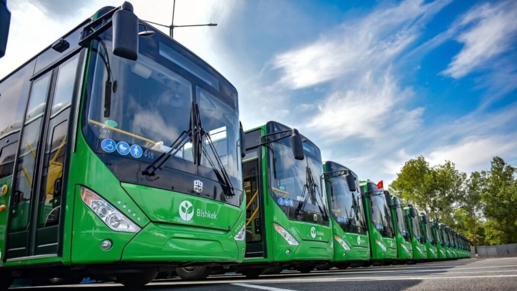 Манас шаарында жаңы автобустук каттамдар ишке кирди