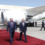 Тажикстандын президенти Эмомали Рахмон Бишкекке сапар менен келди — Новости Кыргызстана