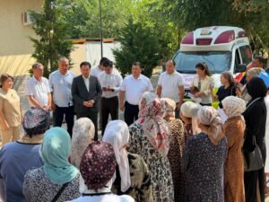 В Тее-Моюне улучшили медпомощь: новая скорая и цифровой флюорограф — Новости Кыргызстана