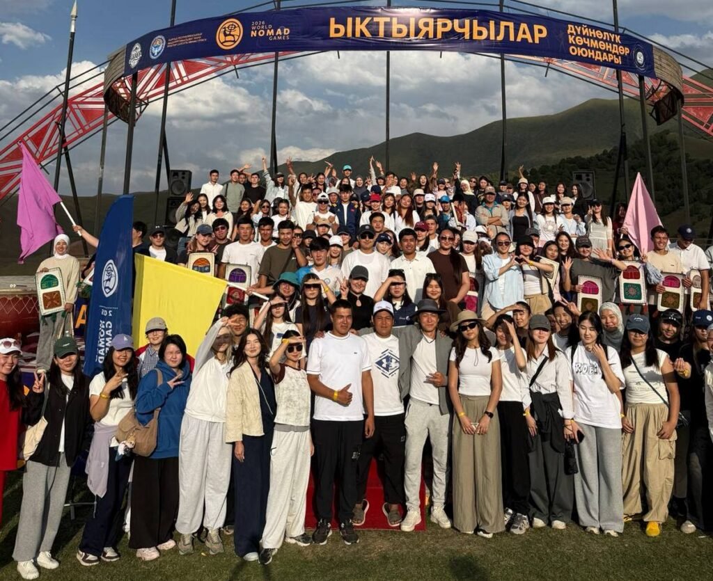 КОСУнун студенттери Дүйнөлүк көчмөндөр оюндарын уюштурууга катышат